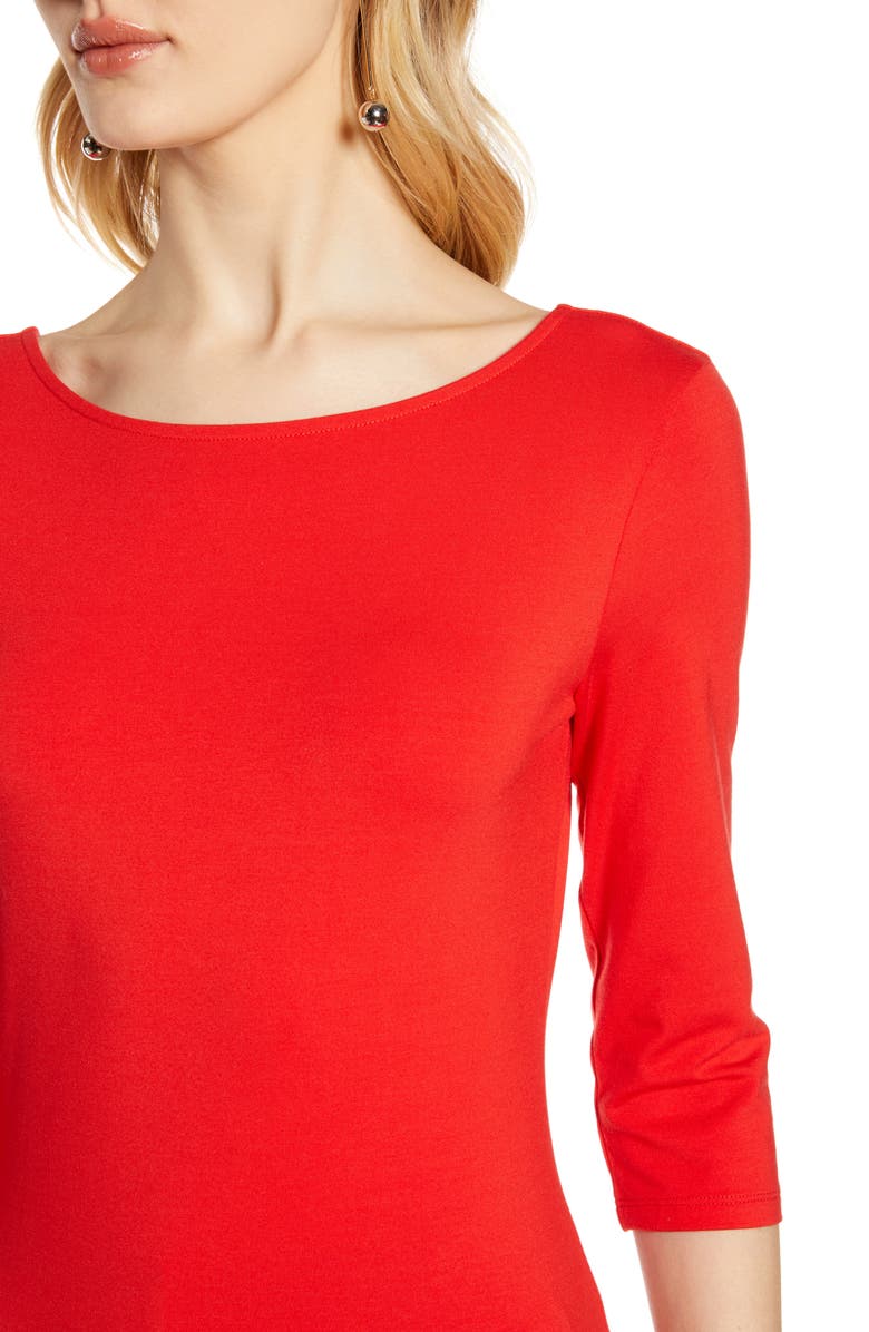 Halogen<sup>®</sup> Scoop Back Knit Top, Alternate, color, 