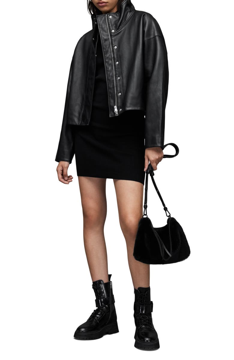 AllSaints Ryder Jacket, Alternate, color, Black