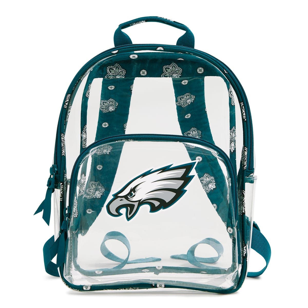 VERA BRADLEY Philadelphia Eagles Vera Bradley Clear Small Backpack ...