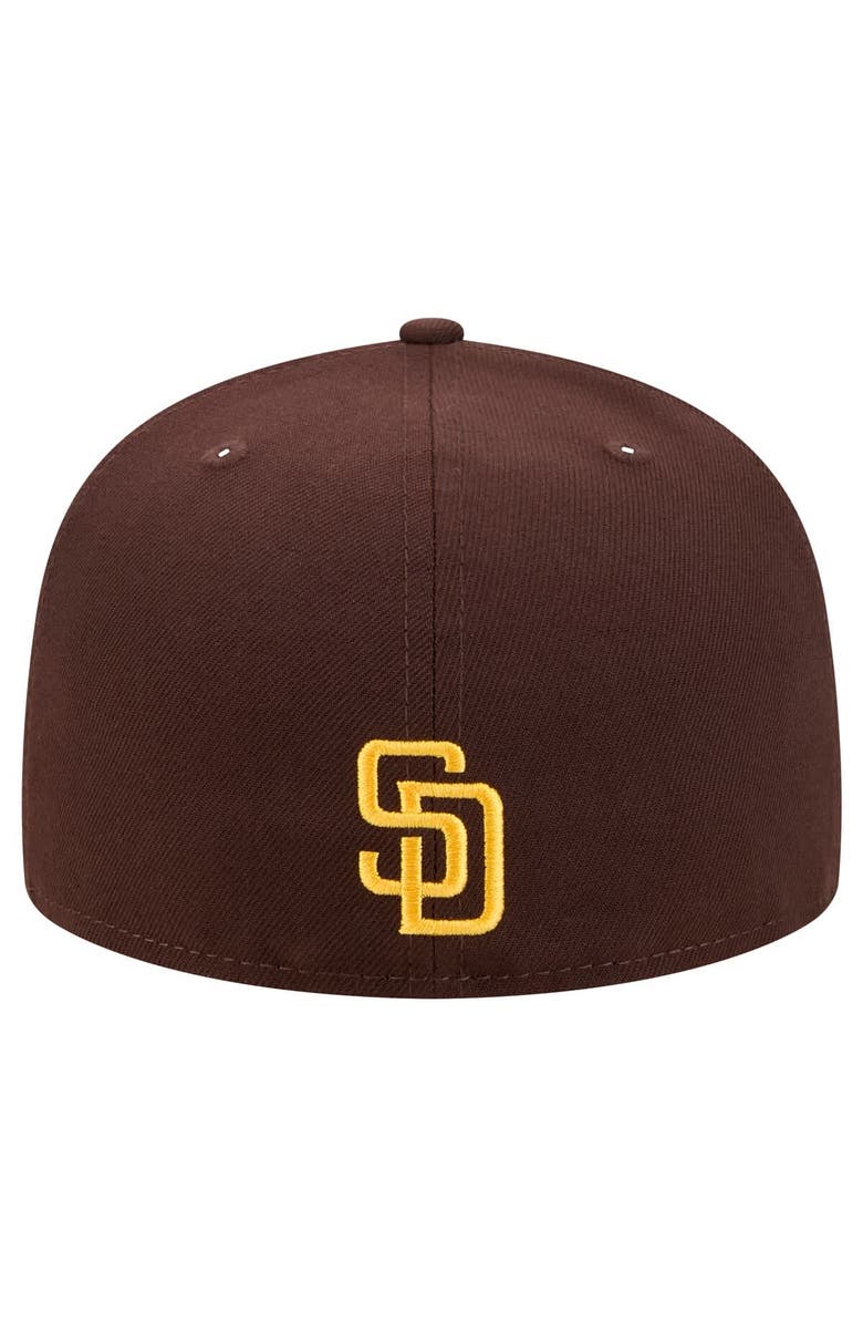 New Era Men's New Era Brown San Diego Padres Ransom 59FIFTY Fitted Hat, Alternate, color, Brown