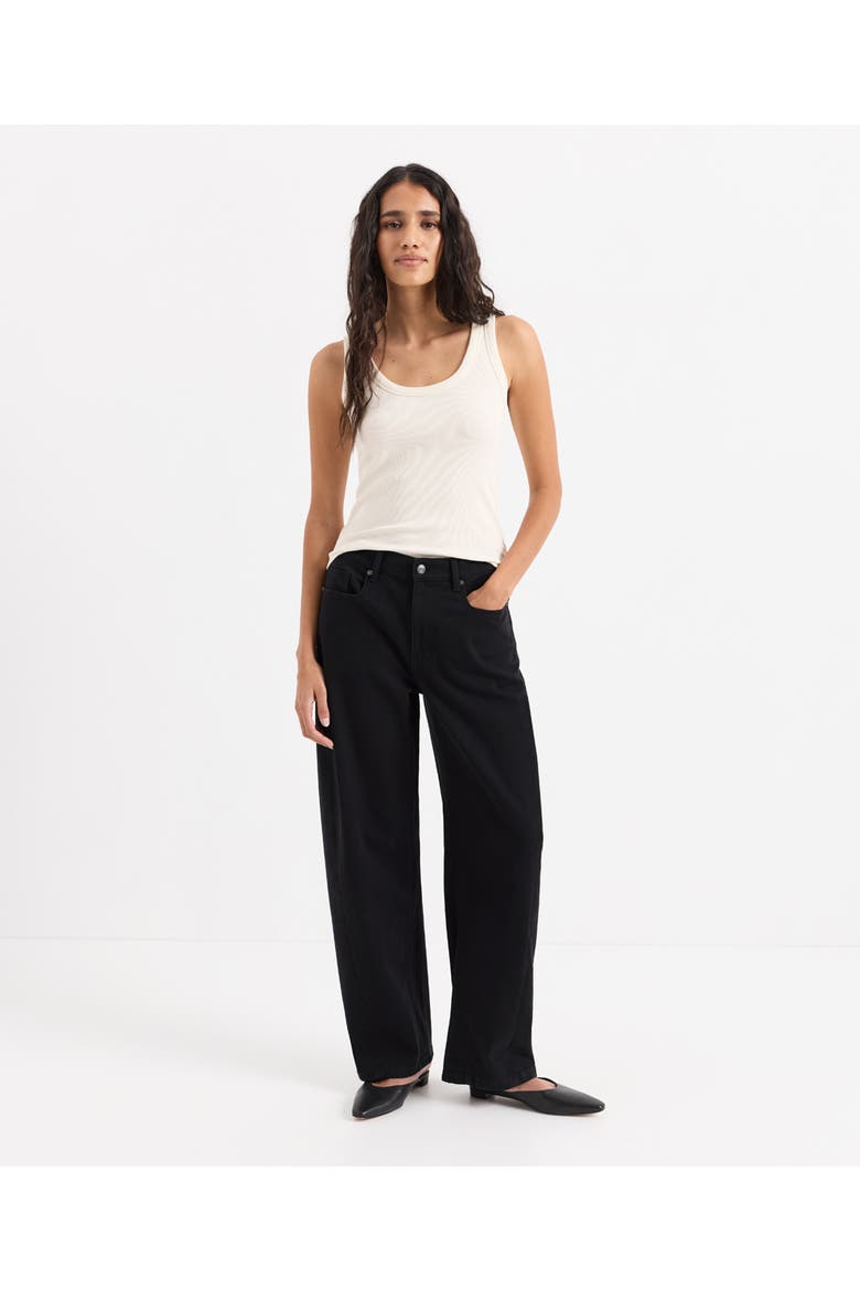 Perfect Rib Scoop Neck Tank Made With Organic Cotton, Alternate, color, Soft Ivory