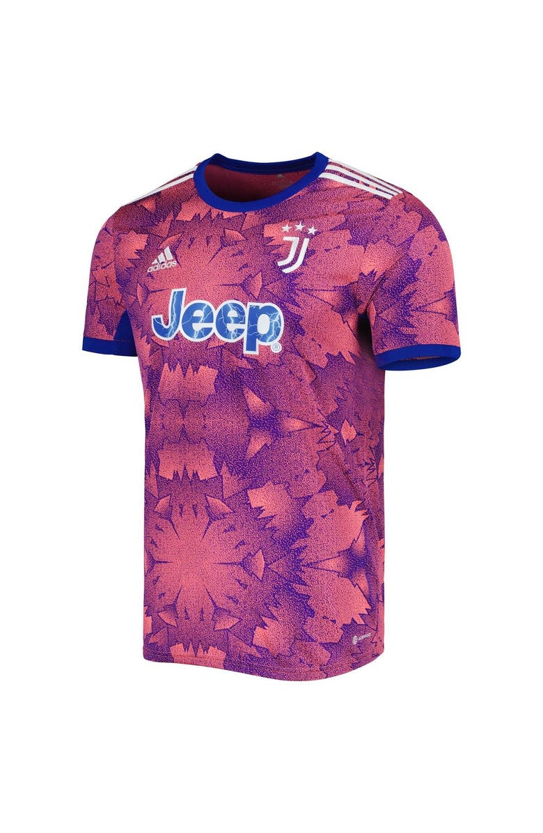 adidas Men's adidas Pink/Blue Juventus 2022/23 Third Replica Jersey, Alternate, color, 