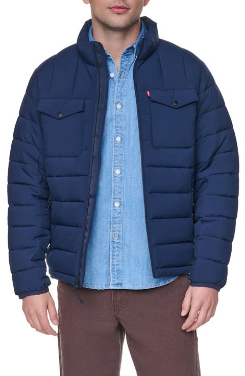 Stand Collar Puffer Jacket