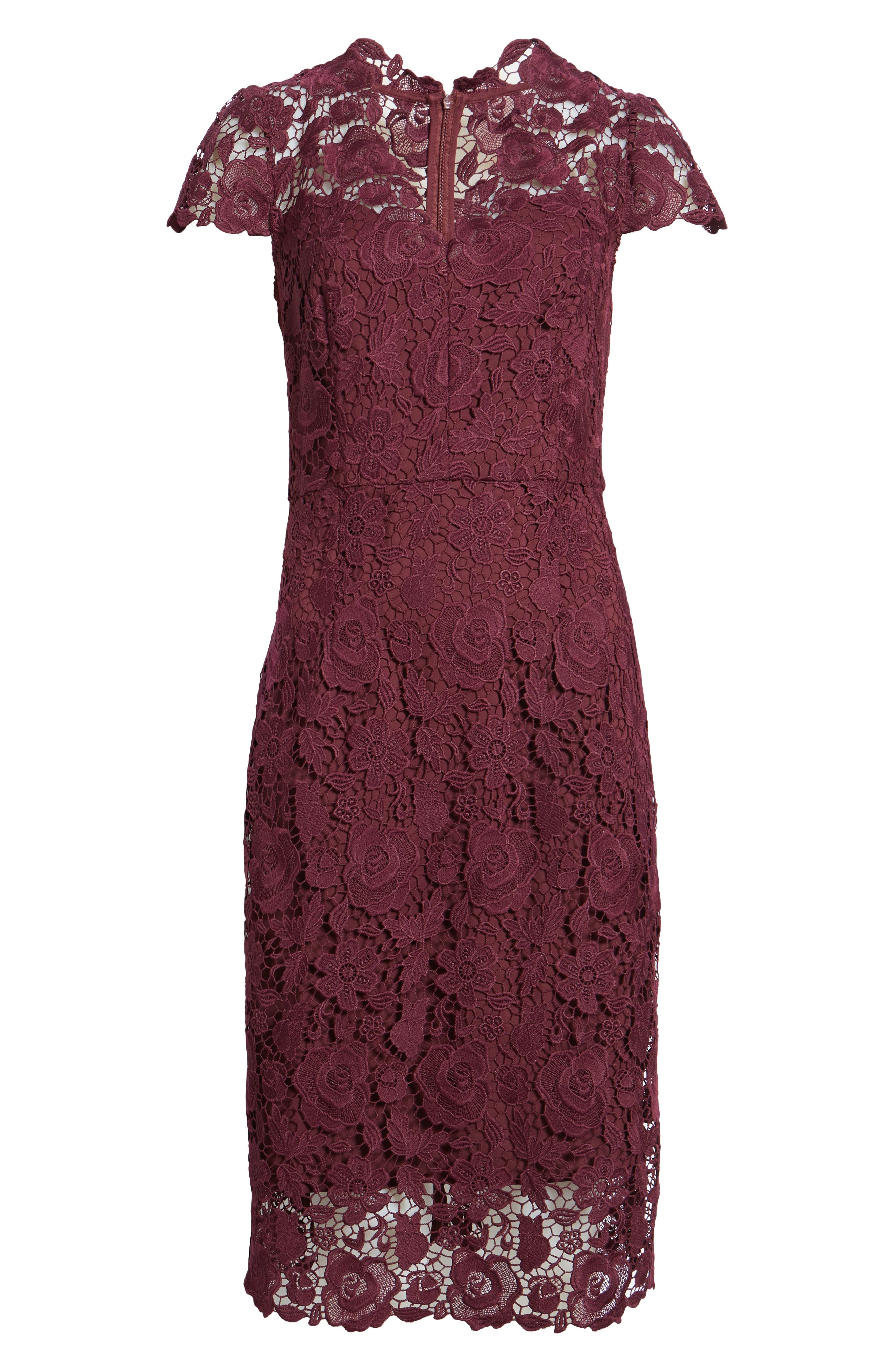 Floor-length Lace Sheath Dress Halter Neck Jade