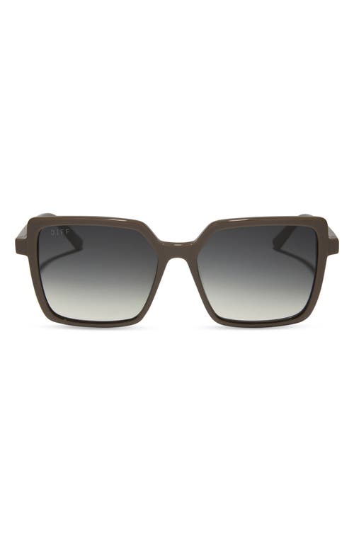 DIFF DIFF ESME 53MM GRADIENT SQUARE SUNGLASSES 