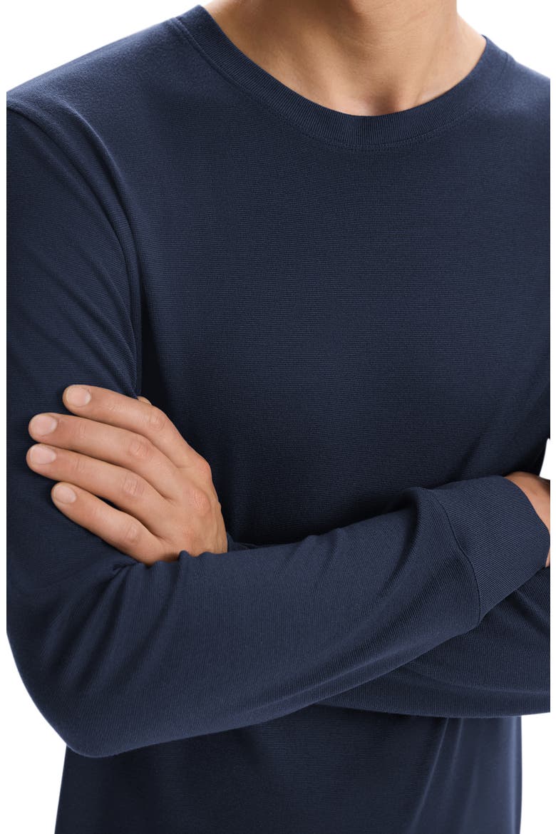 Essential Long Sleeve T-Shirt, Alternate, color, BALTIC - XHX