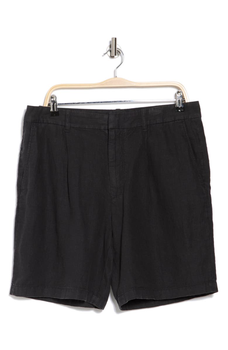 rag & bone Elliot Pleated Linen Shorts, Alternate, color, 