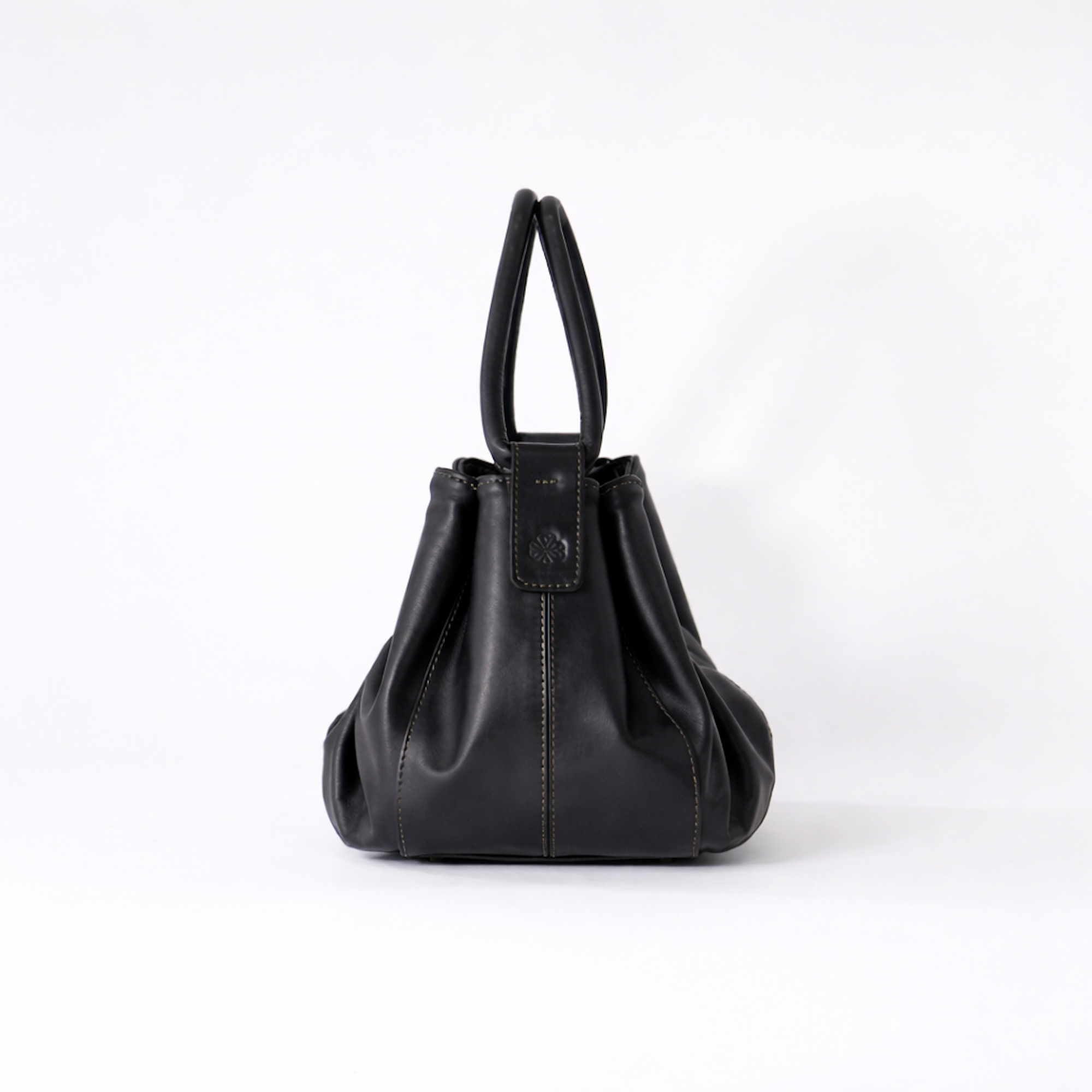 Liora Sculptural Renaissance Handbag, Alternate, color, Black