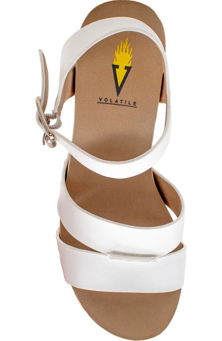Volatile Agnes Ankle Strap Platform Wedge Sandal, Alternate, color,