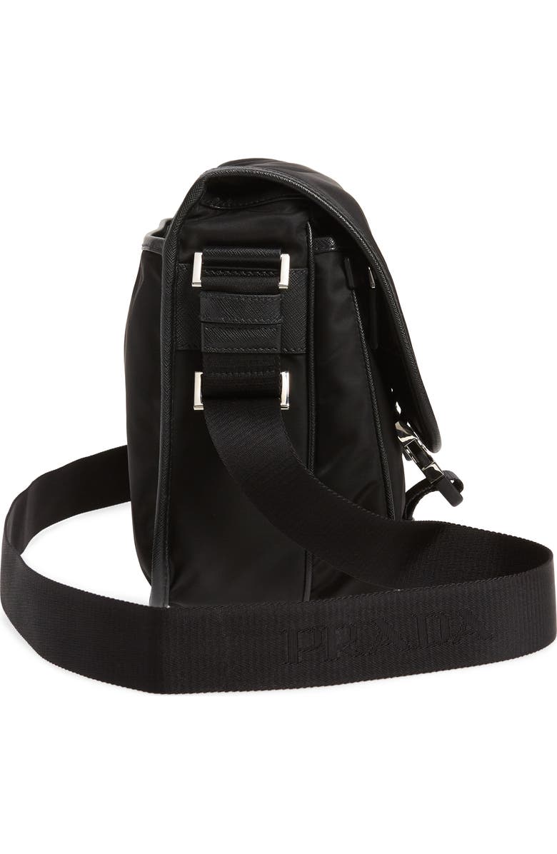 Prada Nylon Messenger Bag, Alternate, color,
