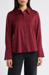 Wit & Wisdom Flare Cuff Button-Up Shirt