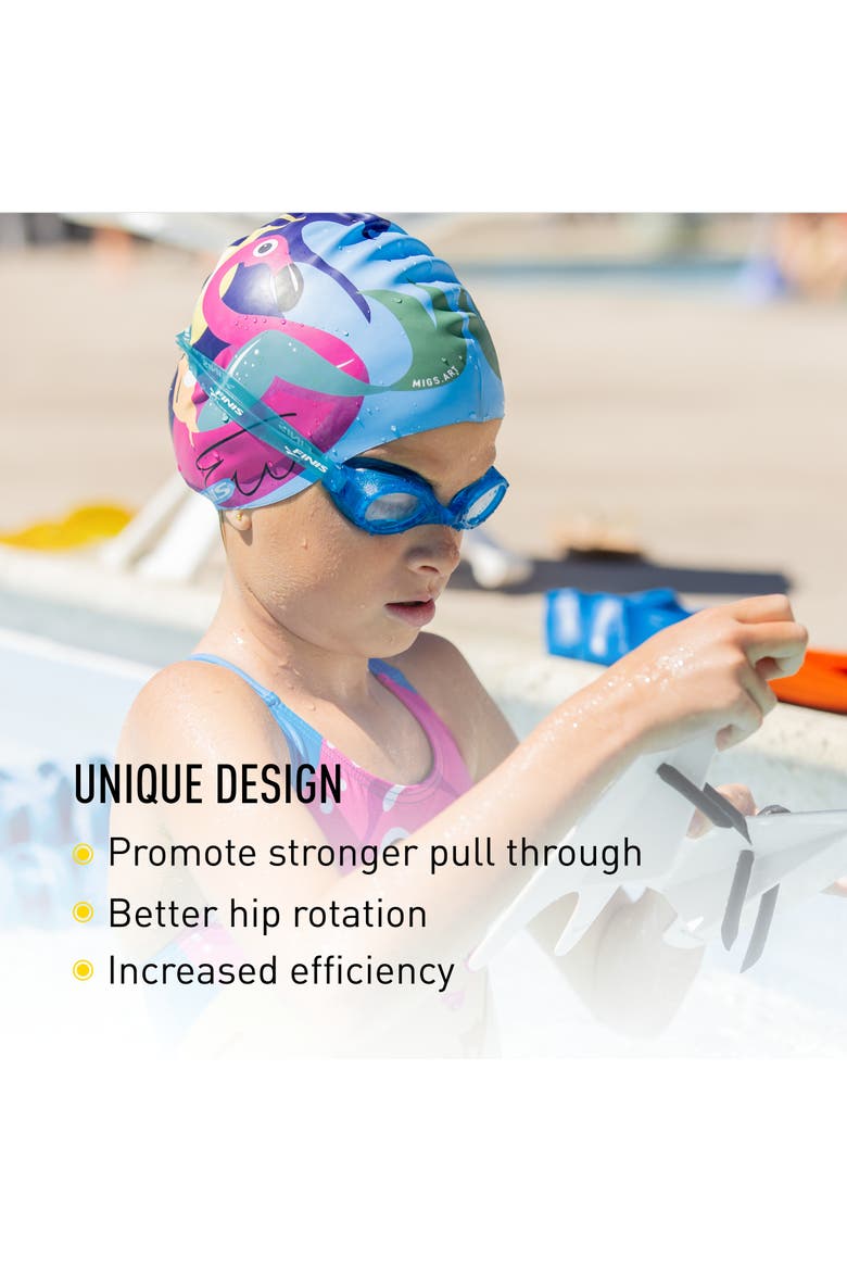 Freestyler Hand Paddles Freestyle Swim Training Aid Improves Stroke Technique, Alternate, color, White