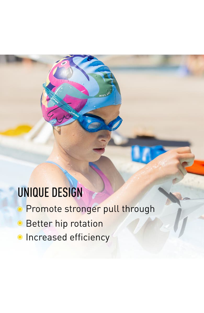 FINIS Freestyler Hand Paddles Freestyle Swim Training Aid Improves Stroke Technique, Alternate, color, White