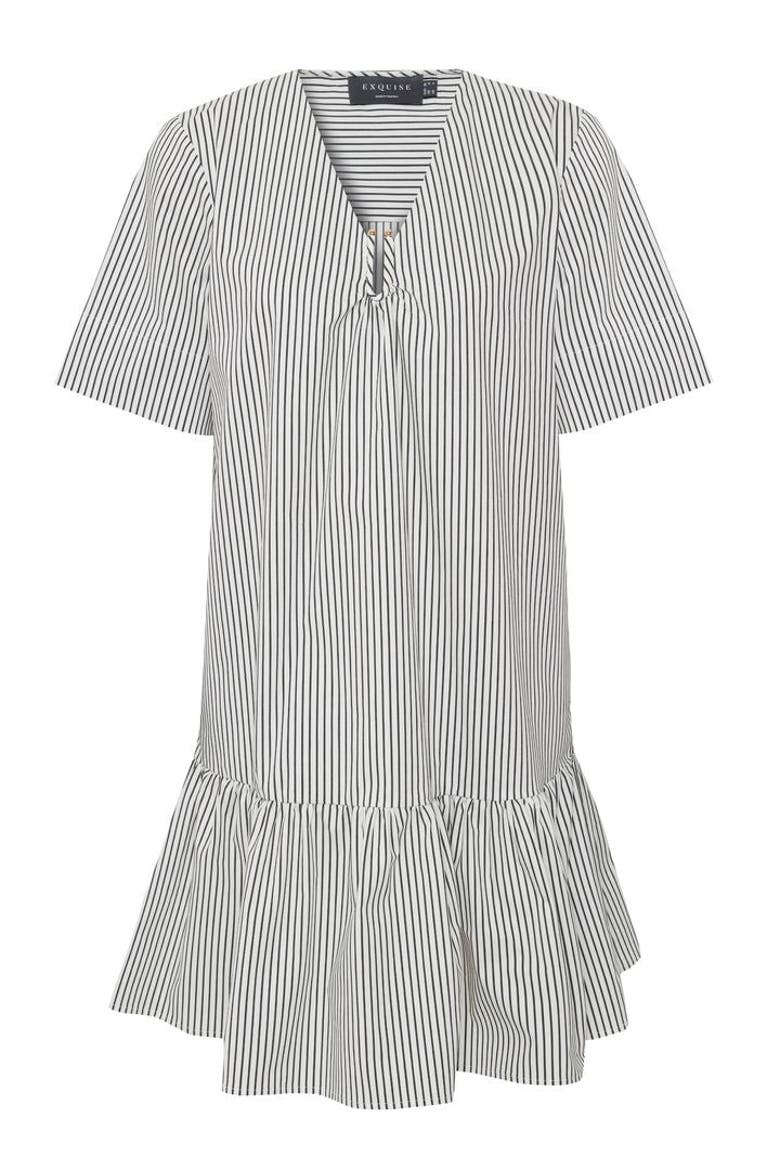 Jane Mini Dress, Alternate, color, BLACK-WHITE