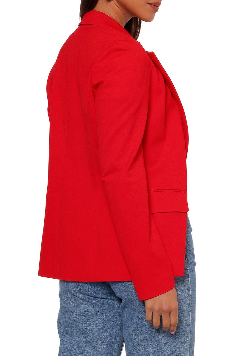 Petal & Pup Ronny Open Front Blazer, Alternate, color, Scarlet Red