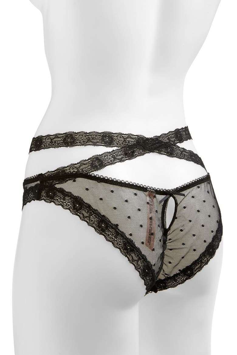 Intimates Nichole Hipster Briefs, Alternate, color, BLACK