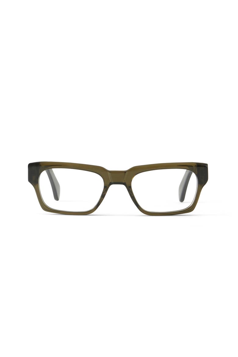 Leon Blue Light Glasses, Main, color, Green / Clear