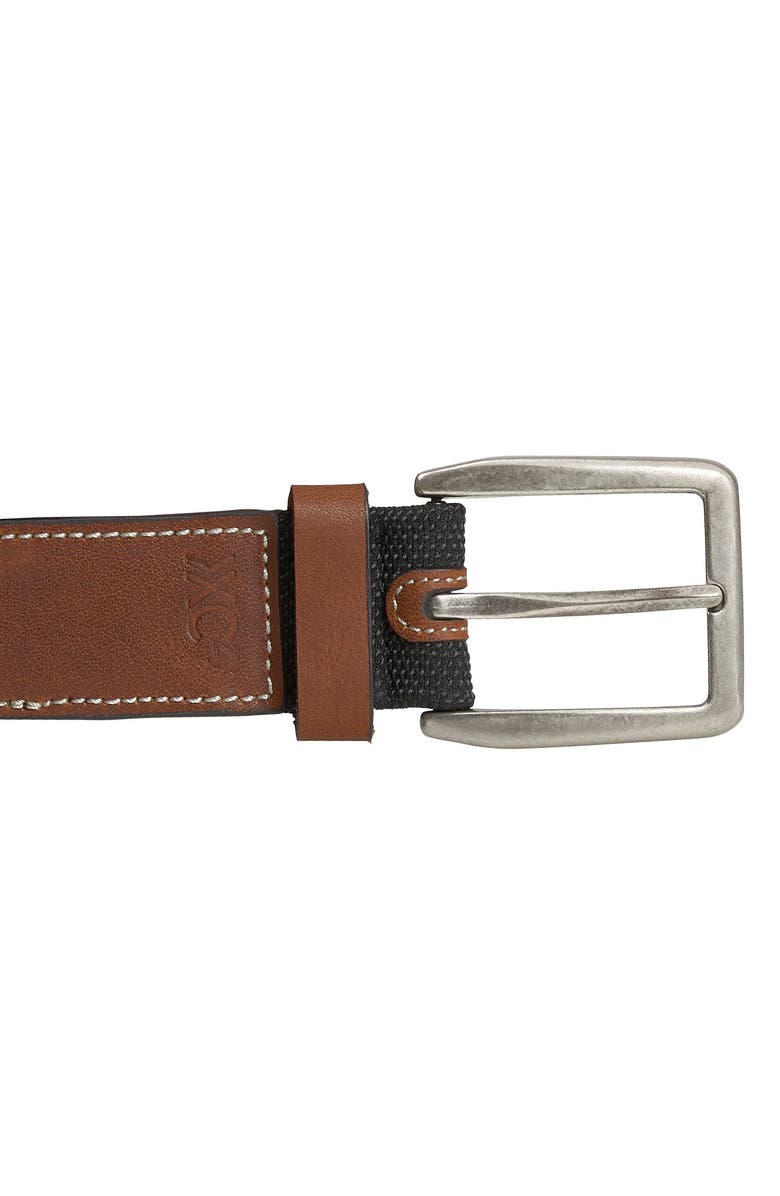 Johnston & Murphy XC4 Waterproof Leather Belt, Alternate, color, Tan Leather