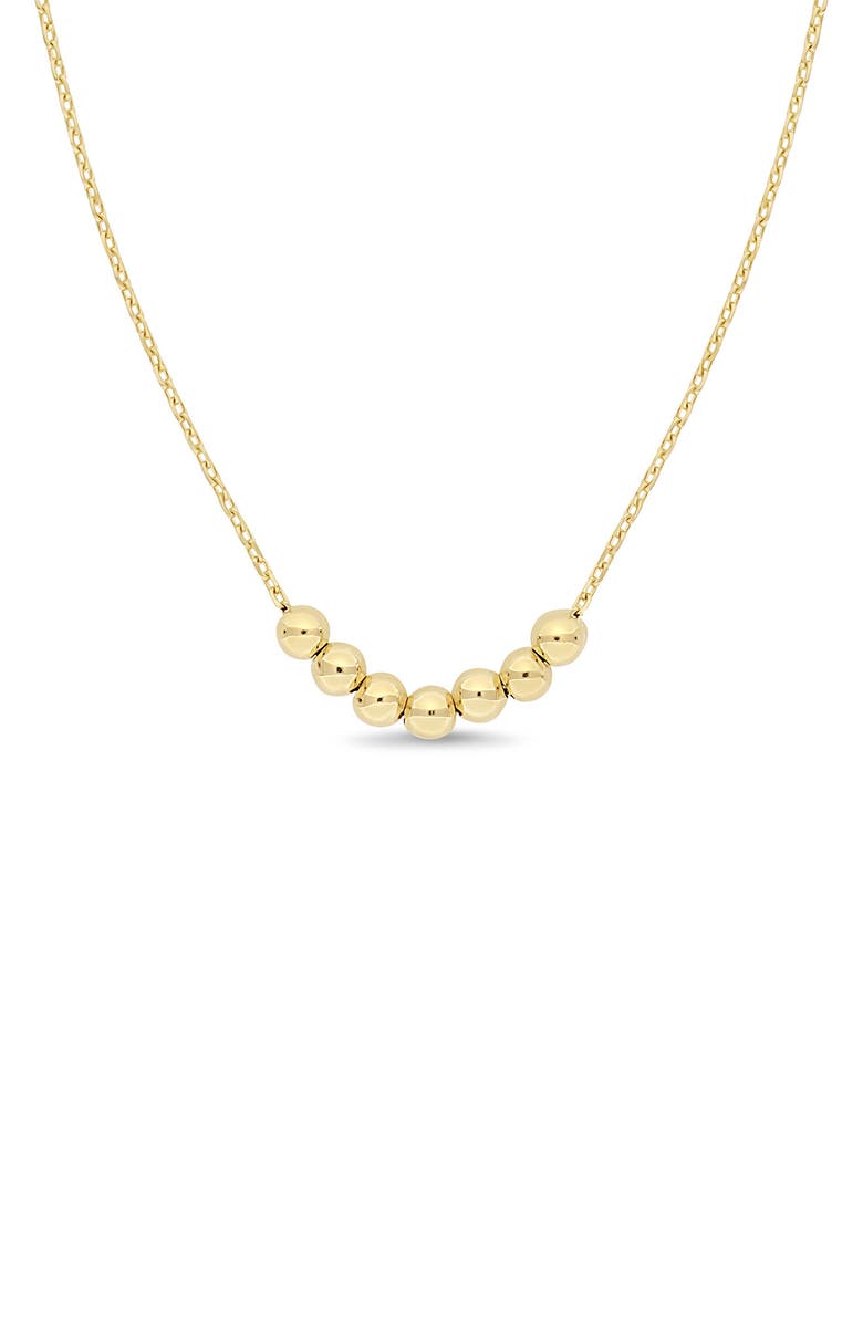 Bony Levy 14K Yellow Gold Beaded Pendant Necklace, Alternate, color, 14K Yellow Gold