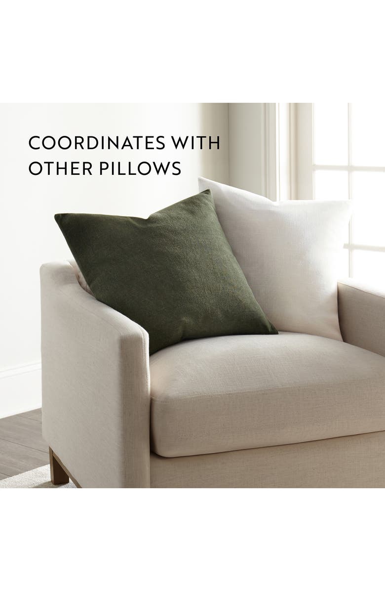 Stone Washed Cotton Throw Pillow