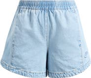 Nike Windrunner High Waist Denim Shorts