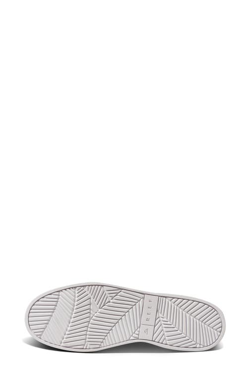 Reef Lay Day Dawn Sneaker In White Leather