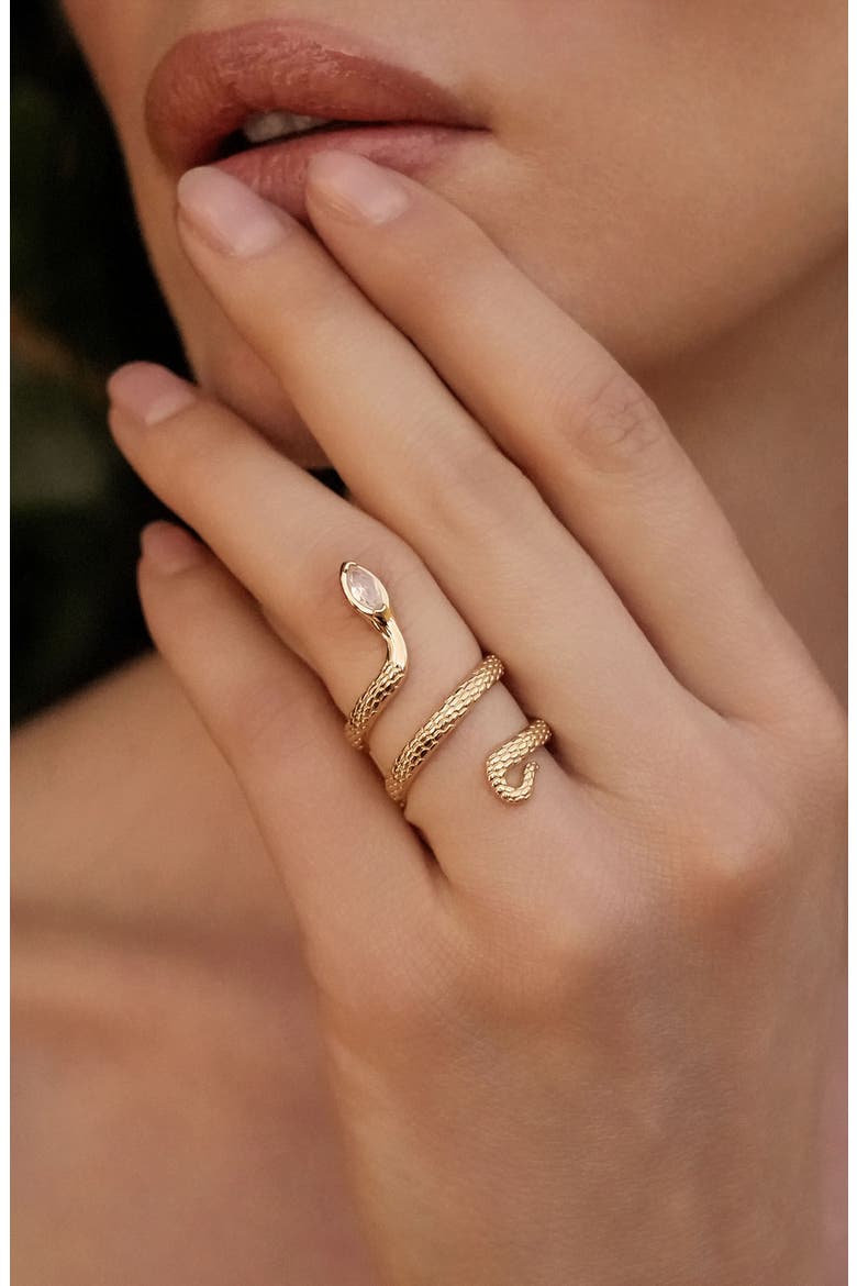 Majestic Serpent Ring, Alternate, color, GOLD