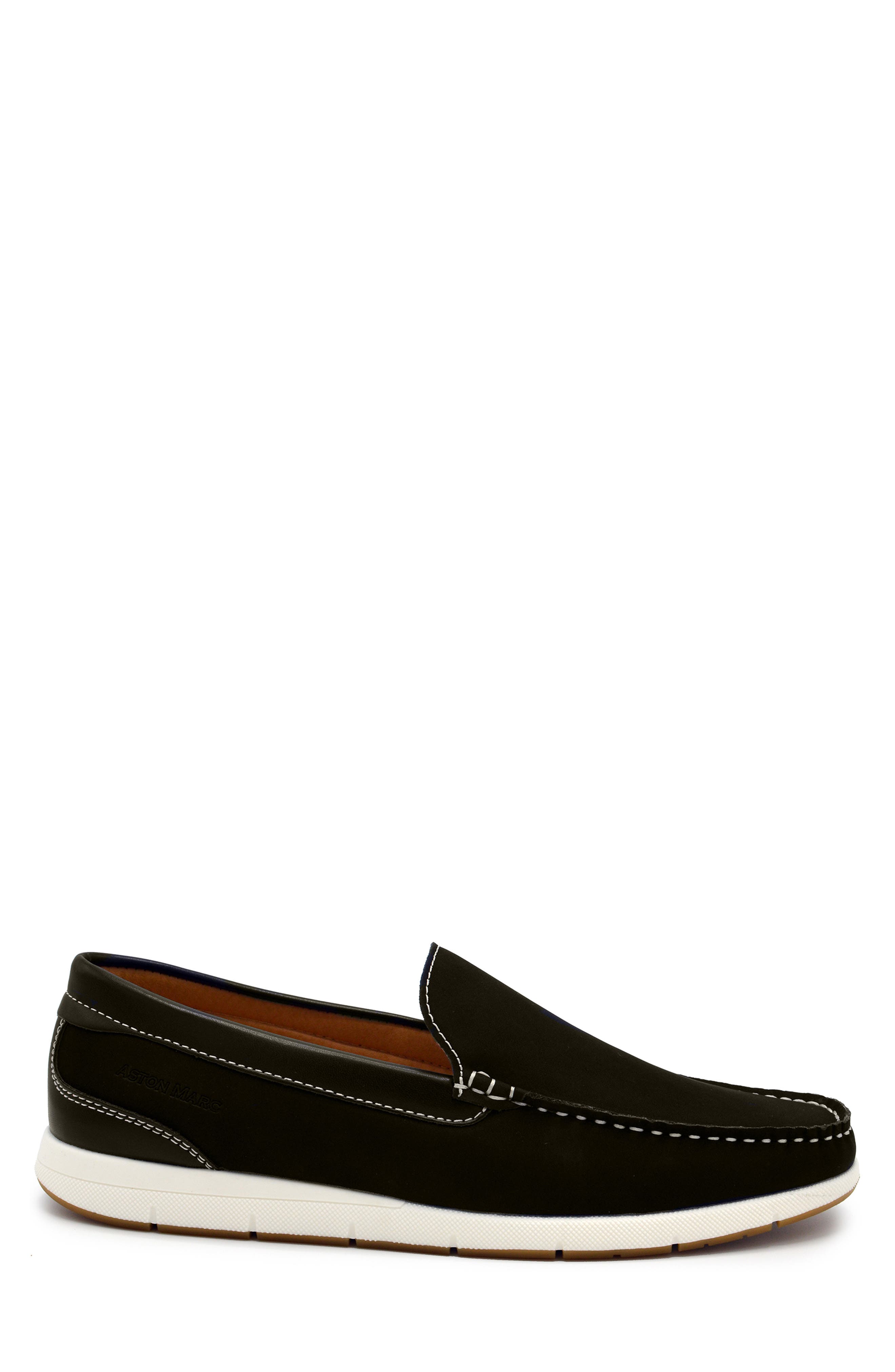 ASTON MARC Crosby Slip-On Loafer, Alternate, color, Black