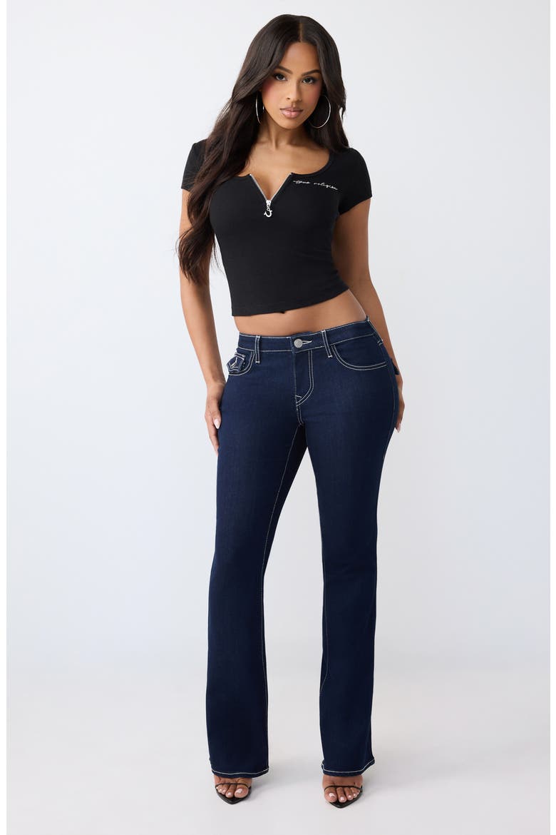 Becca Flap Pocket Bootcut Jeans, Alternate, color, 2S BODY RINSE