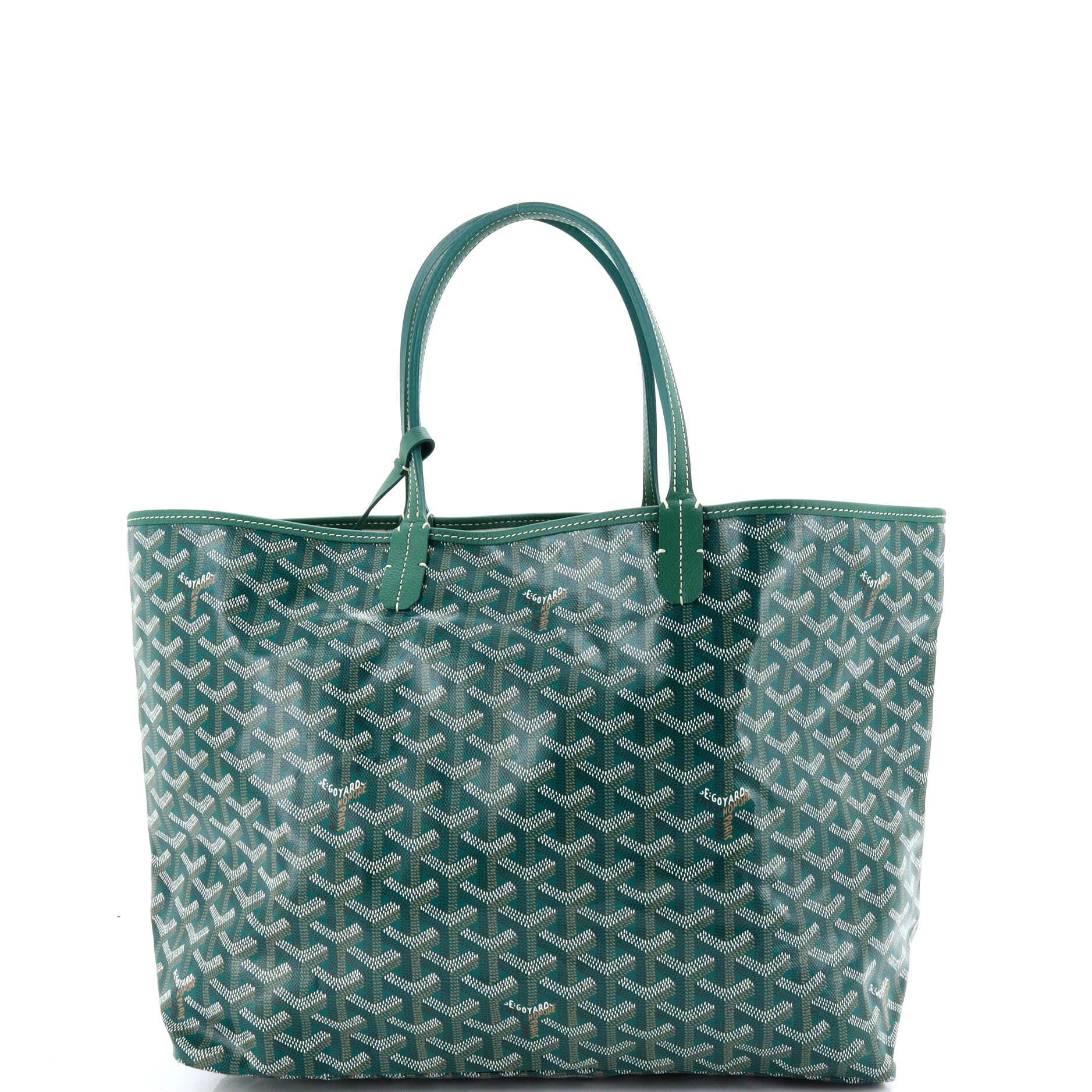 Pre-Owned Goyard Saint Louis Tote Coated Canvas PM, Alternate, color, Green