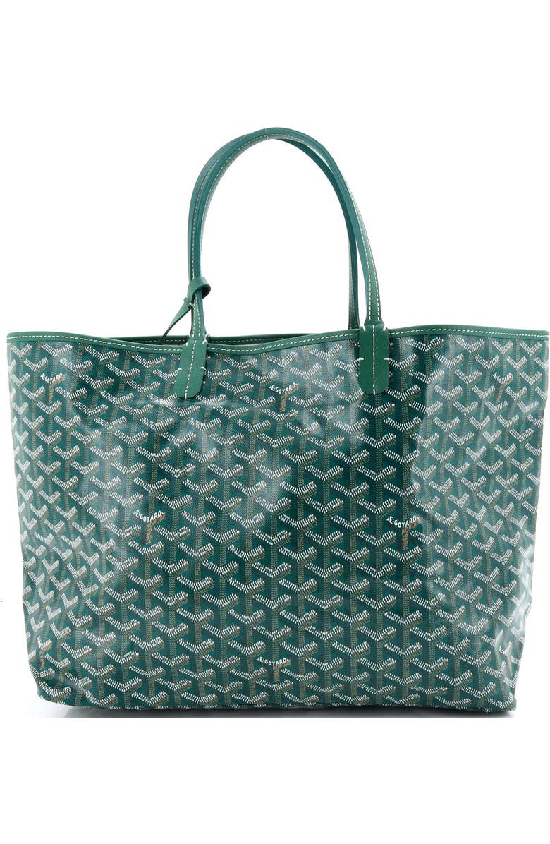 Pre-Owned Goyard Saint Louis Tote Coated Canvas PM, Alternate, color, Green