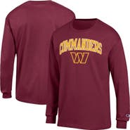 Champion Men's Champion Burgundy Washington Commanders Arch Over Logo Long Sleeve T-Shirt