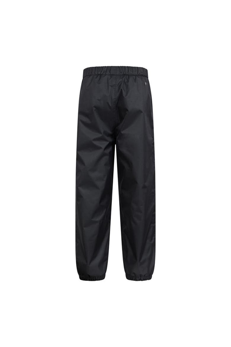 Childrens/Kids Fleece Lined Waterproof Pants, Alternate, color, Black