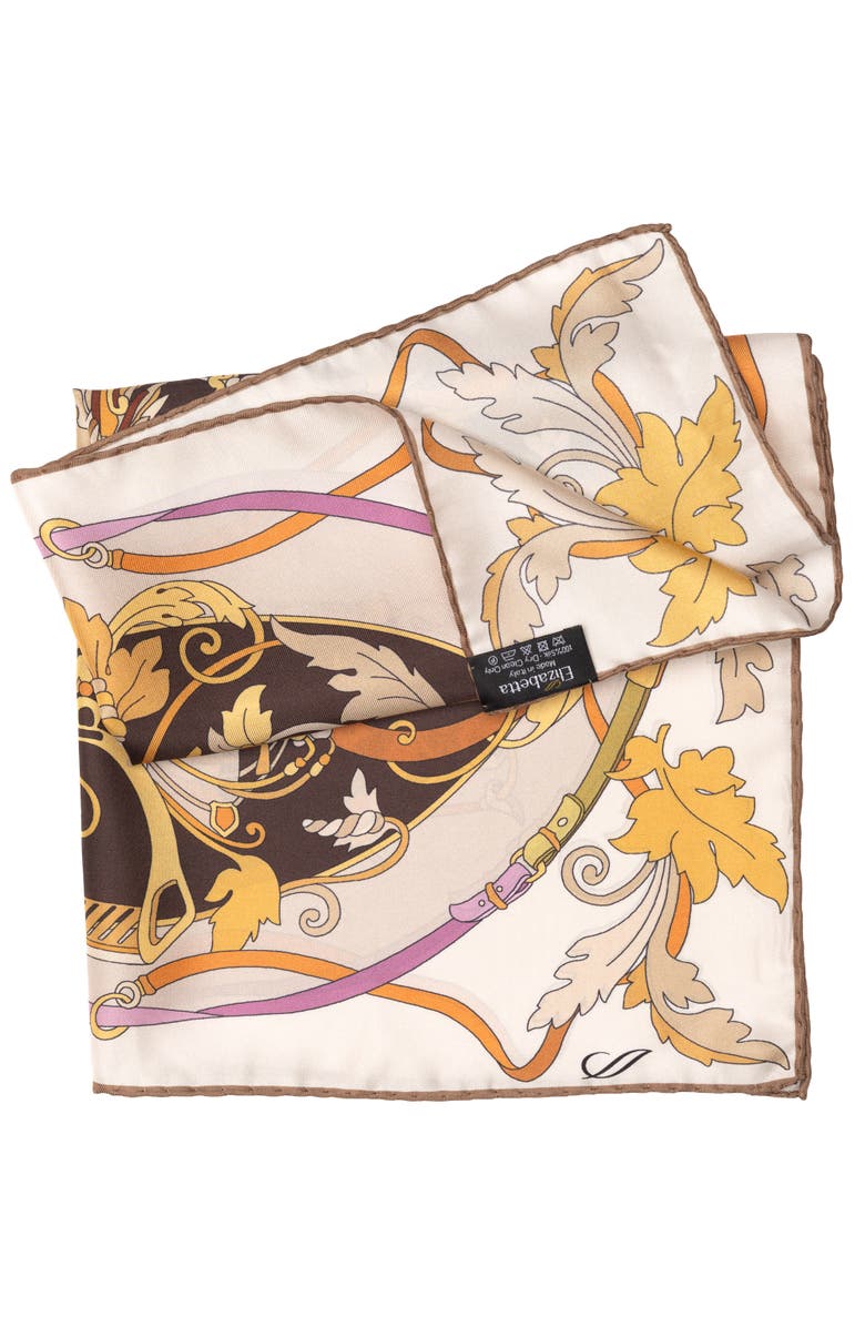 Elizabetta Elena - Silk Bandana, Alternate, color, Autumn Browns