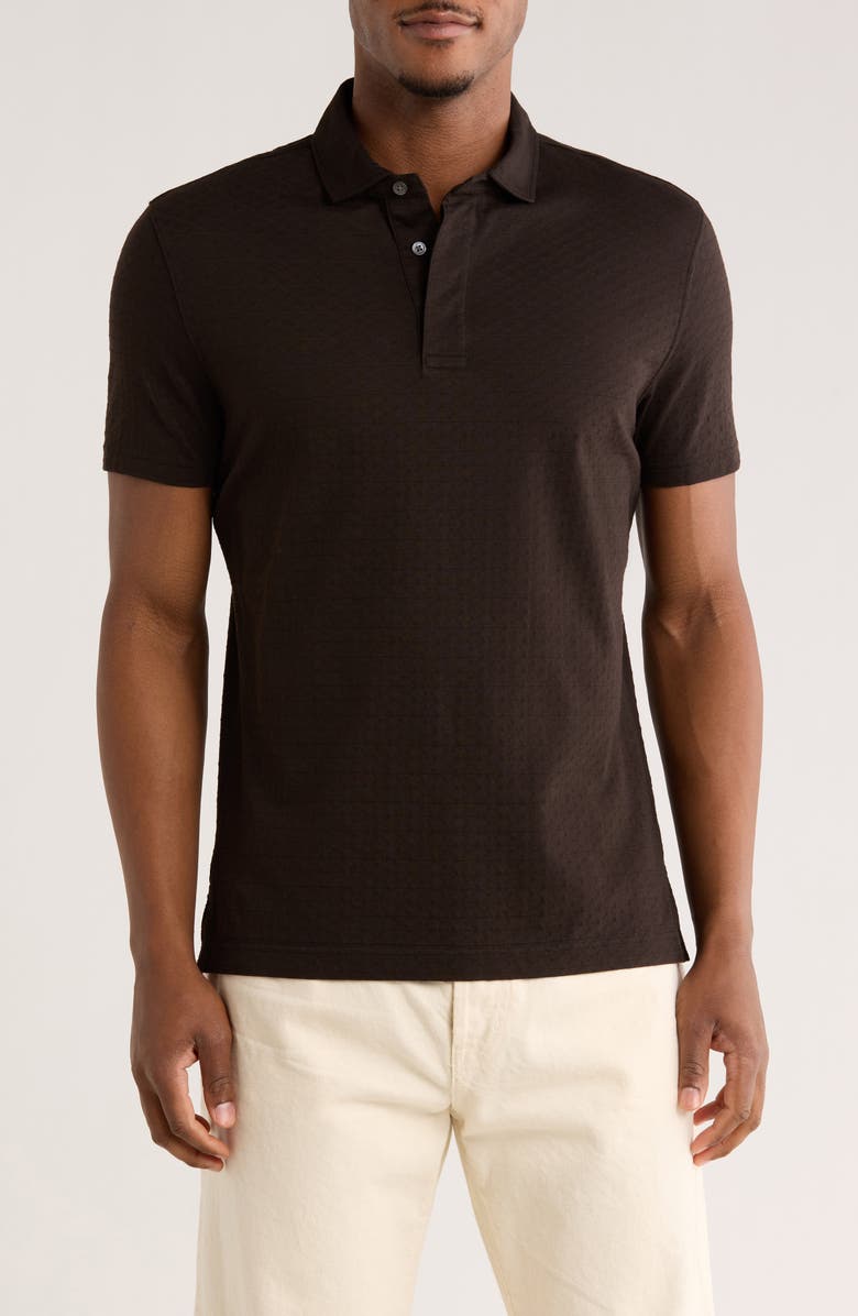 Rodd & Gunn West Welton Polo Shirt, Main, color, Onyx