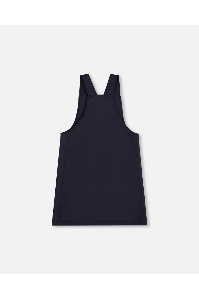 Milano Jumper Dress, Alternate, color, Navy Blue with Buckle Detail