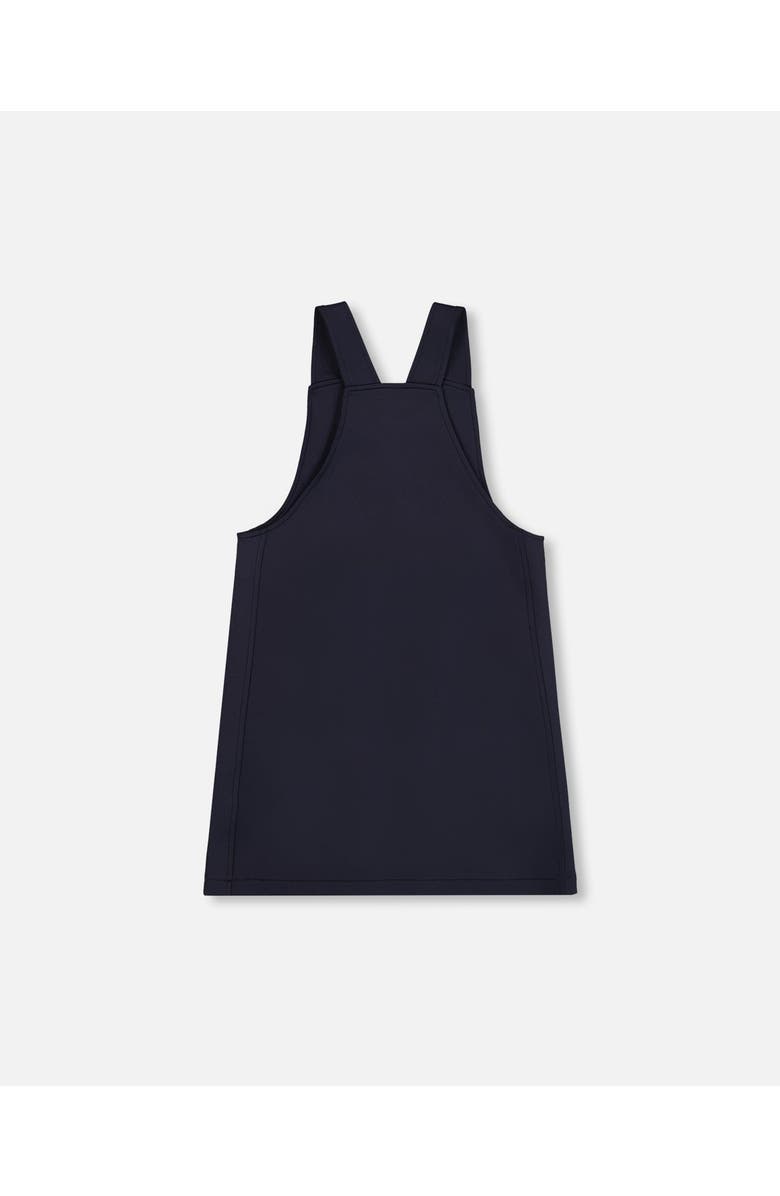 Deux par Deux Milano Jumper Dress, Alternate, color, Navy Blue With Buckle Detail