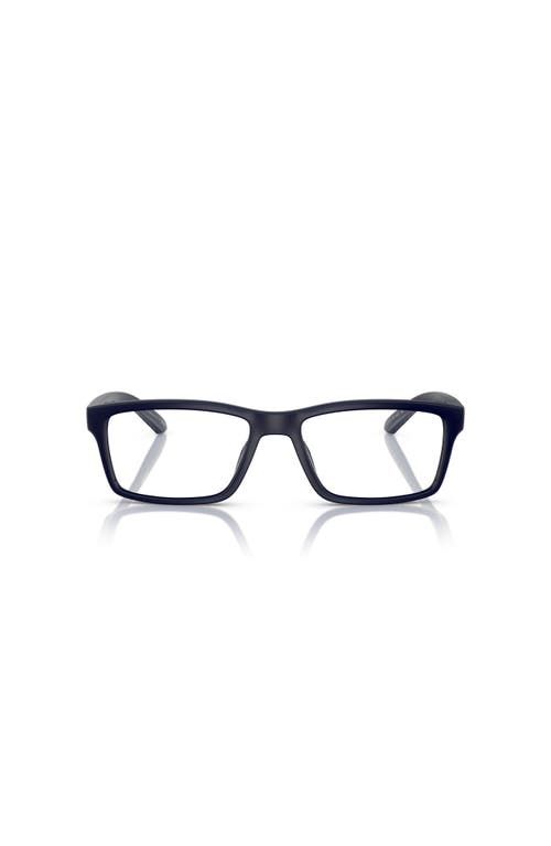 Arnette 52mm Rectangle Optical Glasses In Blue