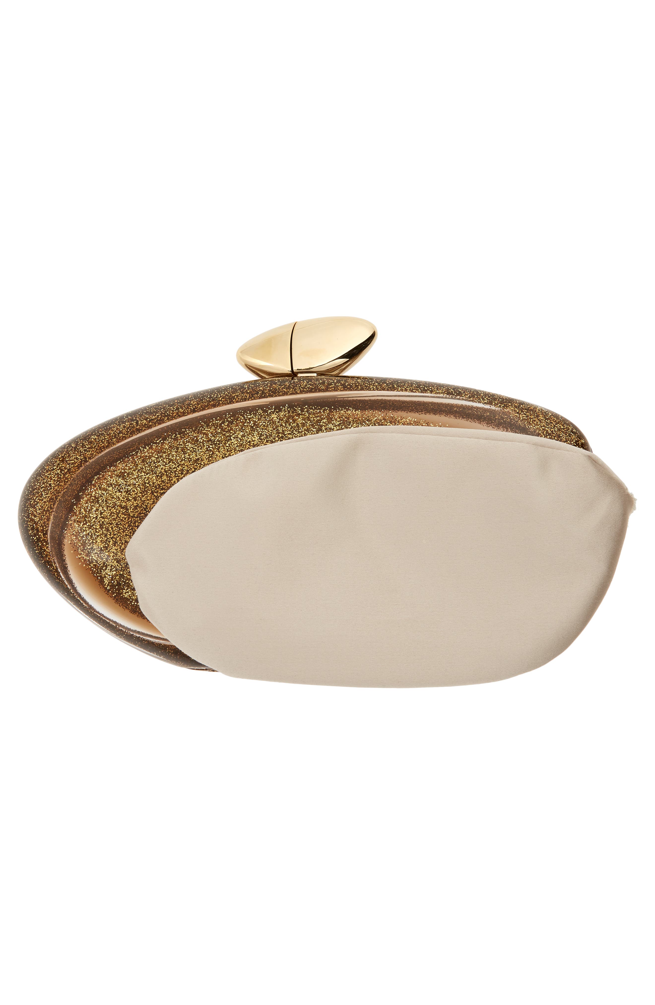 Benedetta Bruzziches Armonia Glitter Plexiglas<sup>®</sup> Clutch, Alternate, color, 