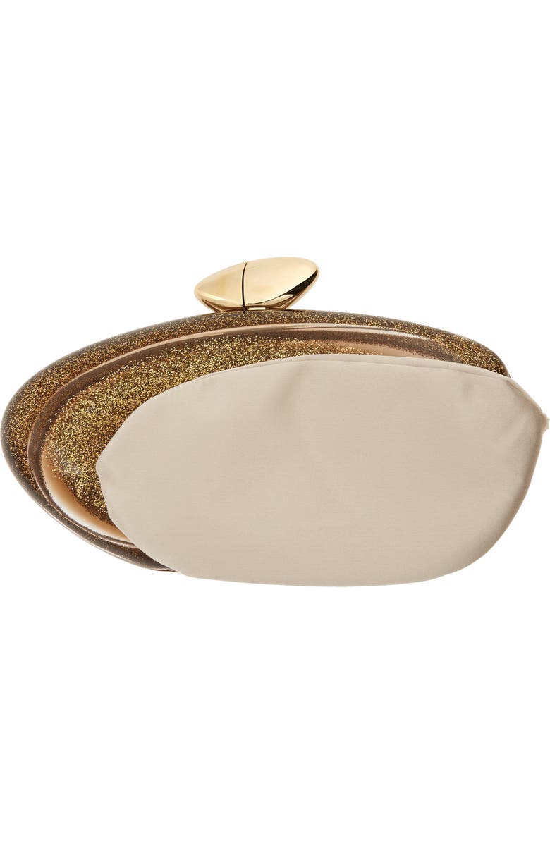 Benedetta Bruzziches Armonia Glitter Plexiglas<sup>®</sup> Clutch, Alternate, color,