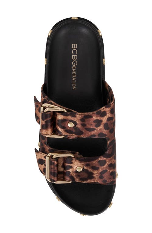 Bcbgeneration Bamba Platform Sandal In Cheetah