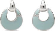 Kate Spade New York Enamel Drop Hoop Earrings