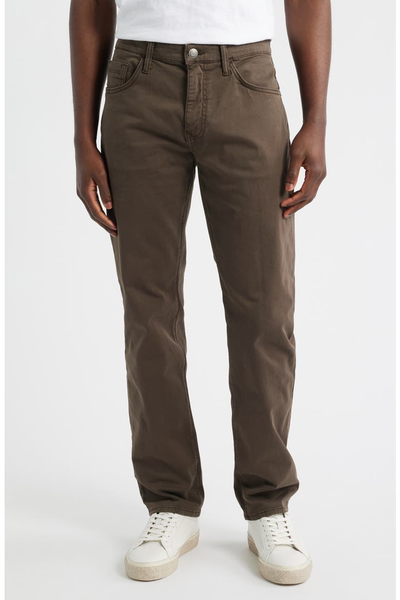Zach Straight Leg Twill Pants, Main, color, OAK TWILL