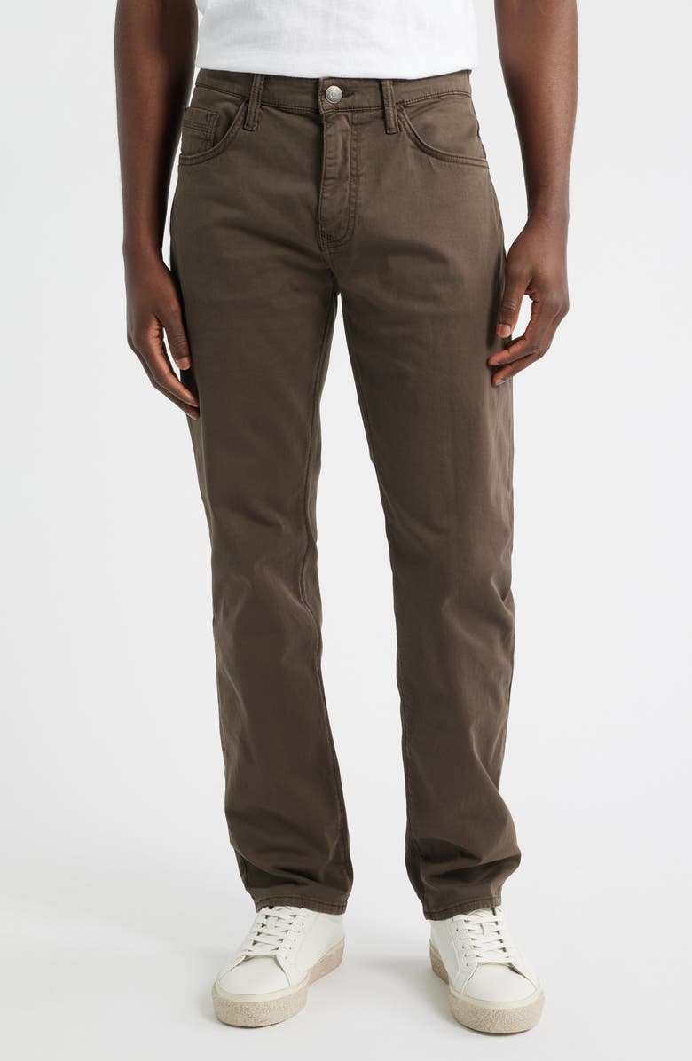 Mavi Jeans Zach Straight Leg Twill Pants, Main, color, Oak Twill