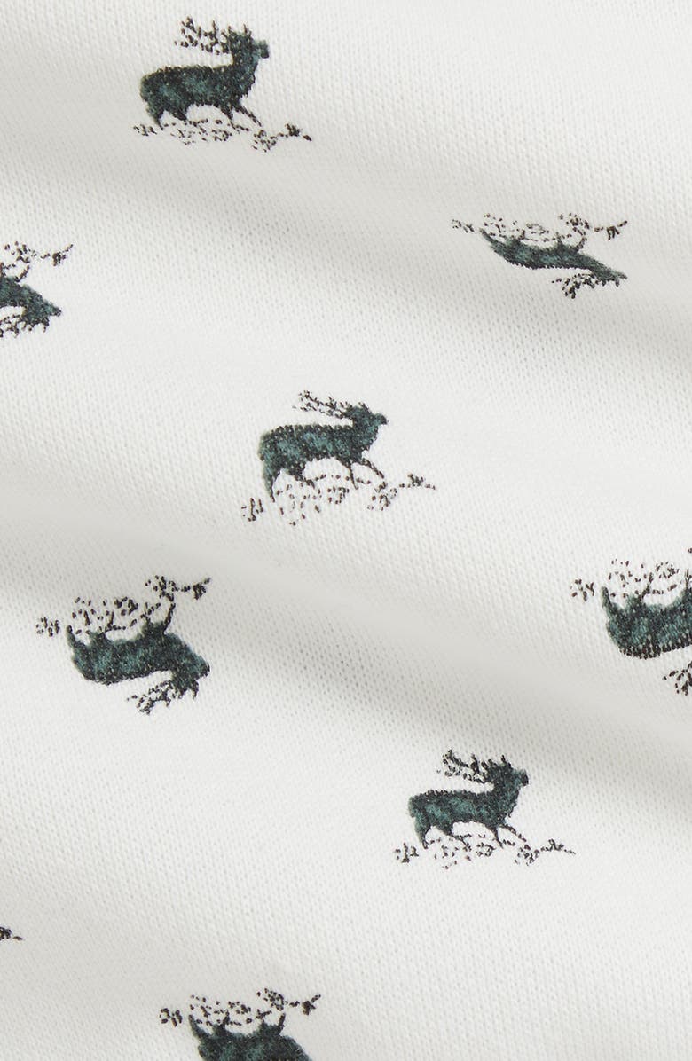 Ralph Lauren Reindeer Magic Fleece Hoodie & Pants Set, Alternate, color, White Multi