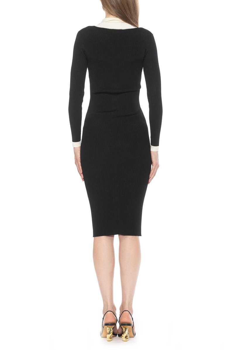 Alexia Admor Cordelia Knit Long Sleeve Shirtdress, Alternate, color,