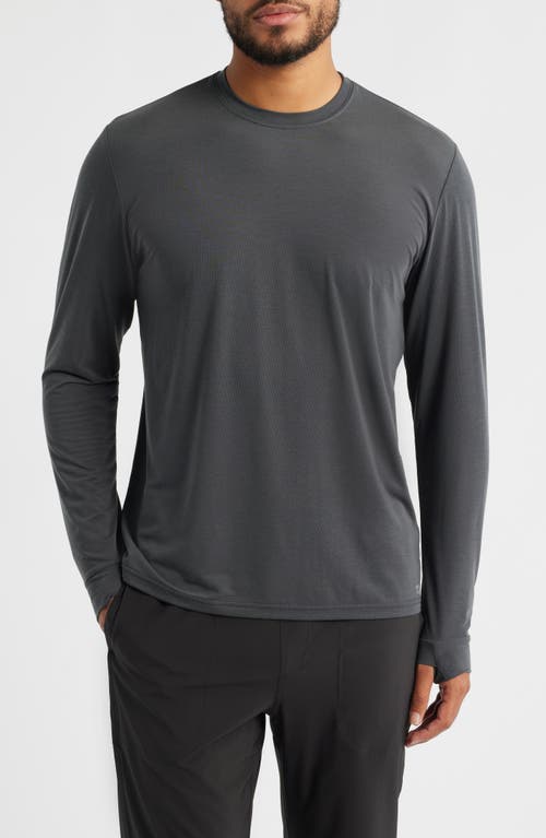 Free Fly Elevate Long Sleeve Performance Top In Gold