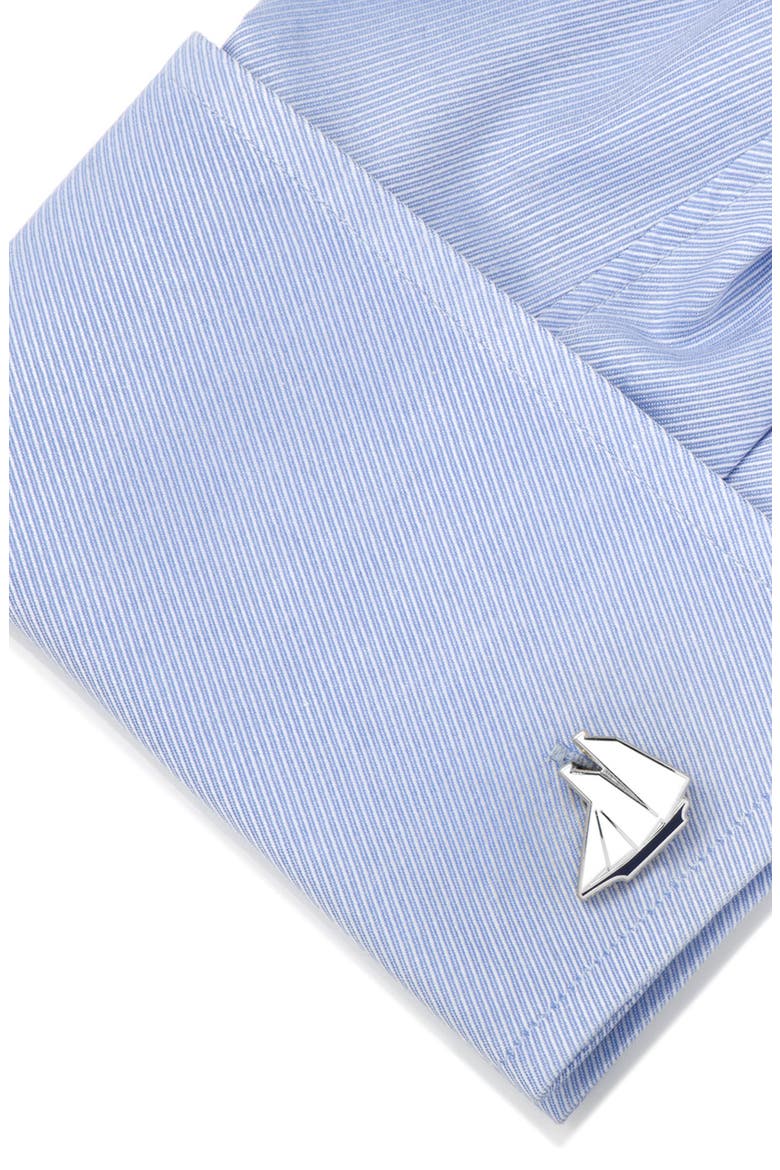 Sailboat Cuff Links, Alternate, color, MULTI