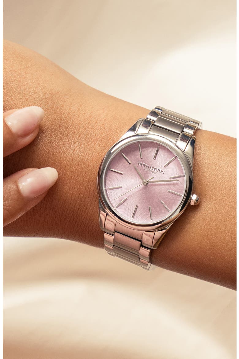 Glowful Bracelet Watch, 34mm, Alternate, color, PURPLE