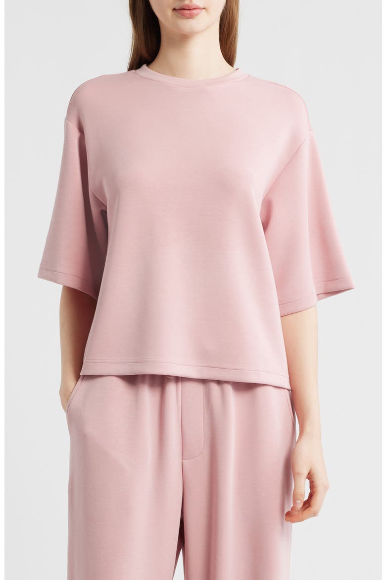 Drop Shoulder T-Shirt, Main, color, BLUSH